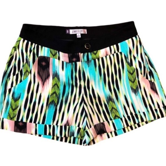 Jennifer Lopez Pants - Aztec or Boho Print Shorts by Jennifer Lopez